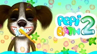 Pepi Bath 2 | DOG | Пепи Ванна 2 - Развивающий мультик | Children's Cartoon Game