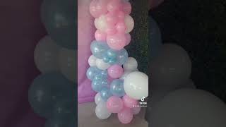 Gender reveal | revelación de sexo | eventos | balloons | diy | event planner | aprende | cricut