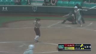 UNCW Softball Highlights vs Elon | 3-17-24