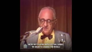 Murray Rothbard speaking at the first libertarian international convention in 1982