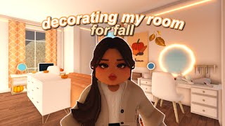 decorating my room for fall 🍂 |roblox Bloxburg