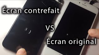 Différences écran 100% origine écran contrefait sur iPhone 6