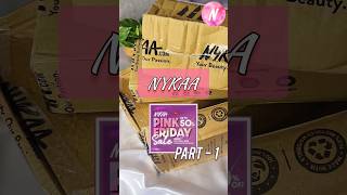 Quick Unboxing Nykaa Pink Friday Sale Part - 1 #shorts #nykaahaul #unboxing