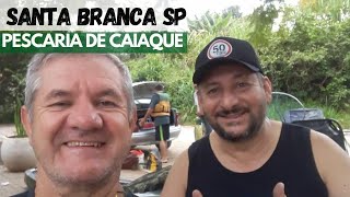 Pescaria com Caiaque na represa com um grande amigo pescador