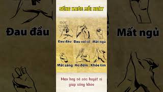 Sống khỏe mỗi ngày - Mẹo hay về các huyệt vị giúp sống khỏe.