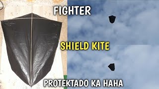 PAANO GUMAWA NG SARANGGOLA | SHIELD KITE | FIGHTER | cara membuat layang-layang