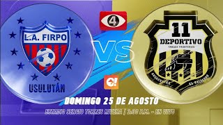 Canal 4 TCS | LMF El Salvador 24/25 CD Luis Ángel Firpo vs 11 Deportivo (Jornada 6) Anuncio