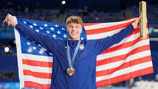 Olympic triumph U S  Swimmer Bobby Finke Wins Gold, Sets World Record In 1,500 Free!