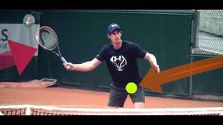 Andy Murray volley.