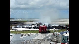 B 2 Spirit of Kansas Crash, Andersen AFB, Guam 23 Feb 2008