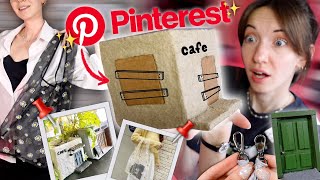 Повторяем ЛУЧШИЕ идеи из Pinterest📌 Кафе из кашпо и сумка из ПАКЕТА