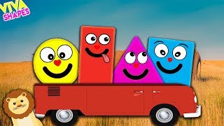 The Shapes | Vivashapes | Safari | Explore. Videos for toddlers.