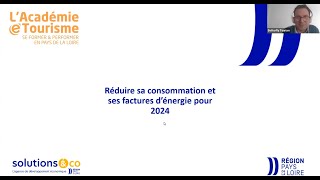 [Webinaire] Académie eTourisme - Réduire sa consommation et facture d'énergie en 2024