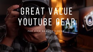 GREAT VALUE GEAR for HIGH QUALITY YouTube Videos From a CANON User!