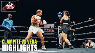 JAIME CLAMPITT VS JOSEFINA VEGA HIGHLIGHTS | CES BOXING