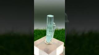 Aquamarine Crystal   Available  Weight: 12.50. Gram .  Crystal Dimensions: 48x12x12. Mm