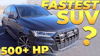 2021 Audi SQ7, 500hp Third Row Luxury SUV Rocket That Hurts Feelings! Soccer Moms Watch Out!