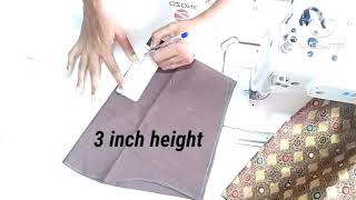 ब्लाउज बाही डिझाइन Beautiful long cold sleeves design cutting and stitching