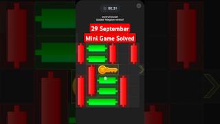 #29Sept Today Daily Mini Game | Hamster Kombat Daily Combo Card | hamster Cipher Code 29 September