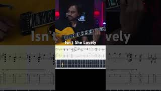 Isnt she Lovely, manda correo a multiversehn@gmail.com y te regalo video y pdf. #guitarra #musica