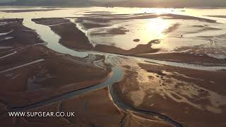 Sunset over Exe Estuary Exmouth Devon