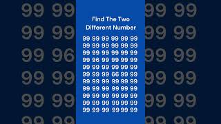 Find the Difference between Numbers #odd #quizgames #puzzle