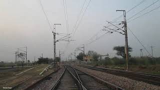 Andhrapradesh Express At Full Speed Through Banchari Curve!!