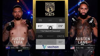 Justin Tafa vs Austen Lane Full UFC Fight Night Breakdown