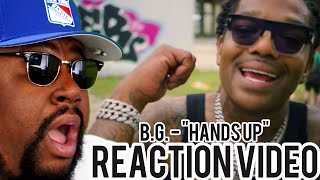 B.G. - "HANDS UP" (official Music Video) REACTION