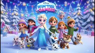 "Elsa’s Winter Games: A Frosty Competition with Friends! Nursery Kids Song with Lyrics