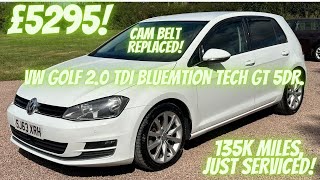 VW Golf 2.0 TDI BlueMotion GT Manual 5dr. Cam Belt Replaced.