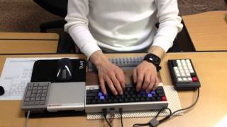 The sound of typing on keyboard HHKB Pro2, 해피해킹 프로2