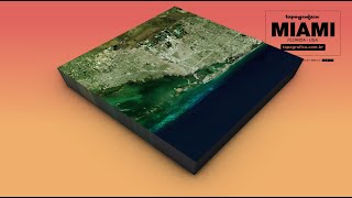 MIAMI TOPOGRAFICA 3D MAP