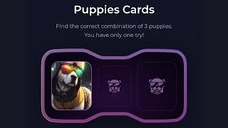 Not Bored Puppies Airdrop Cards Today 13 November | Not Bored Puppies Daily Combo