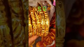 😍 letest design bangles good quality #shortsvideo #goldjewellery #bangles #fashion