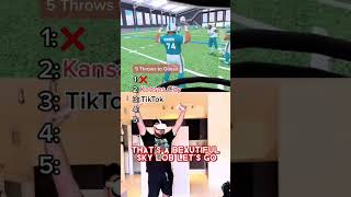 UNPREDICTABLE 5 Throws to guess the NFL Player in VR #guesswho #vr