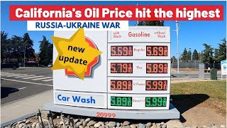 How Russia-Ukraine war affects life in USA | California oil price hit the highest record