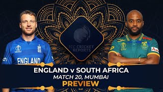 ICC World Cup 2023 | England VS South Africa Playing 11-Match Preview in Telugu|#icccricket