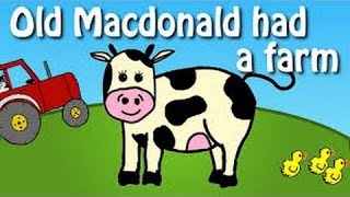 Old MacDonald Had a Farm/Kids Learning Farm Animals/Old MacDonald Song/Pre-School