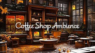 Serene Autumn Coffee Shop Ambience ☕ Smooth Bossa Nova for a Relaxing Morning