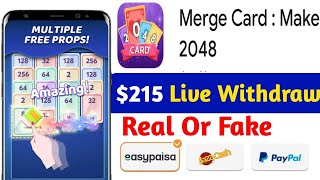 Merge Card : Make2048 real or fakeMerge Card 3D App real OR fake?