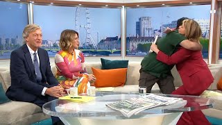 Kate Garraway breaks down in tears as she hugs co star after tragic confession about Derek Draper