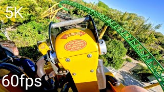 Cheetah Hunt Back Row POV 5K 60fps Busch Gardens Tampa March 2024