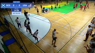 Scotland vs United States / Foam Mixed / Dodgeball World Championships 2024