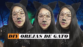 Tutorial OREJAS DE GATO en 5 MINUTOS super RÁPIDO Y FÁCIL / Ideas DIY