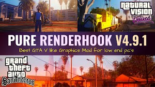 GTA SA Graphics Mod for Low End PC |  GTA SA Shader Mod | Gta sa Renderhook low end pc