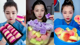 ASMR MUKBANG MIXED COLOR ICE EATING SOUNDS   ASMR 먹방 믹스 컬러 얼음 먹는 소리