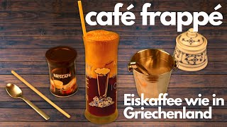 Café Frappé - Original Griechischer Eiskaffee wie in Griechenland einfach und schnell erklärt