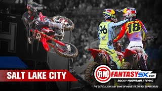 SHOWDOWN IN SALT LAKE!! | Supercross RND 17 | ft Blake Redferrin | RM FANTASY SX