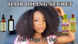 HAIR OILING SECRETS FOR HEALTHY HAIR AND SCALP